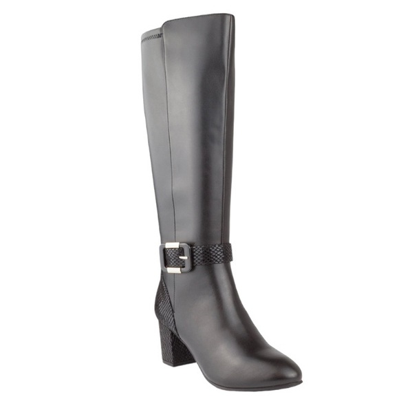 KAREN SCOTT Black Isabell Dress Boots - Picture 2 of 15